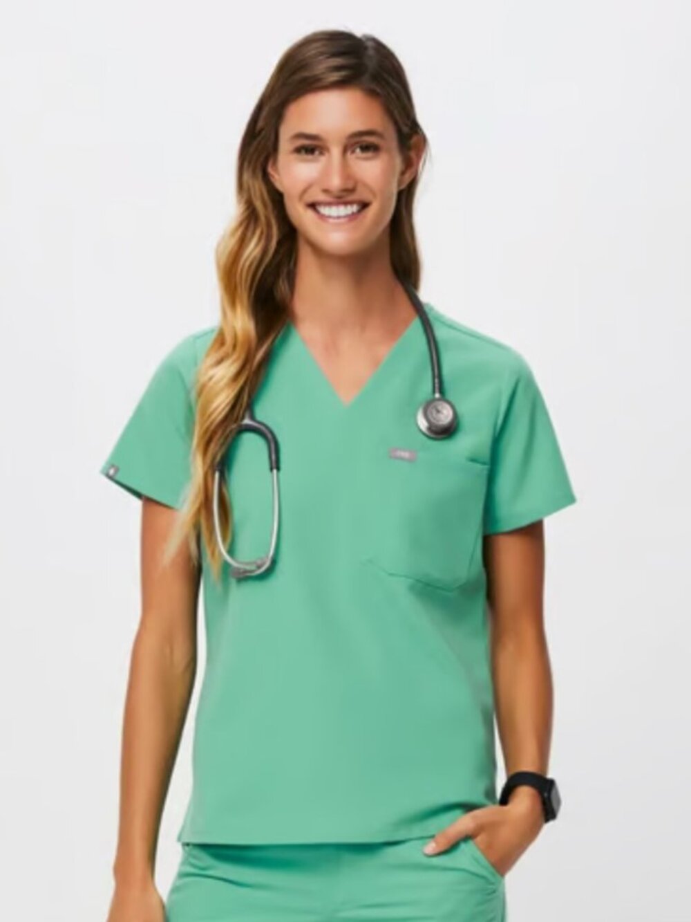 NWT medium Figs catarina scrub top one pocket
